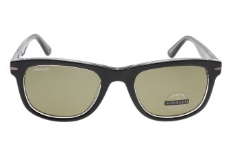 Serengeti Danny SS745001 (Shiny Black + Transparent Layer) Gepolariseerd